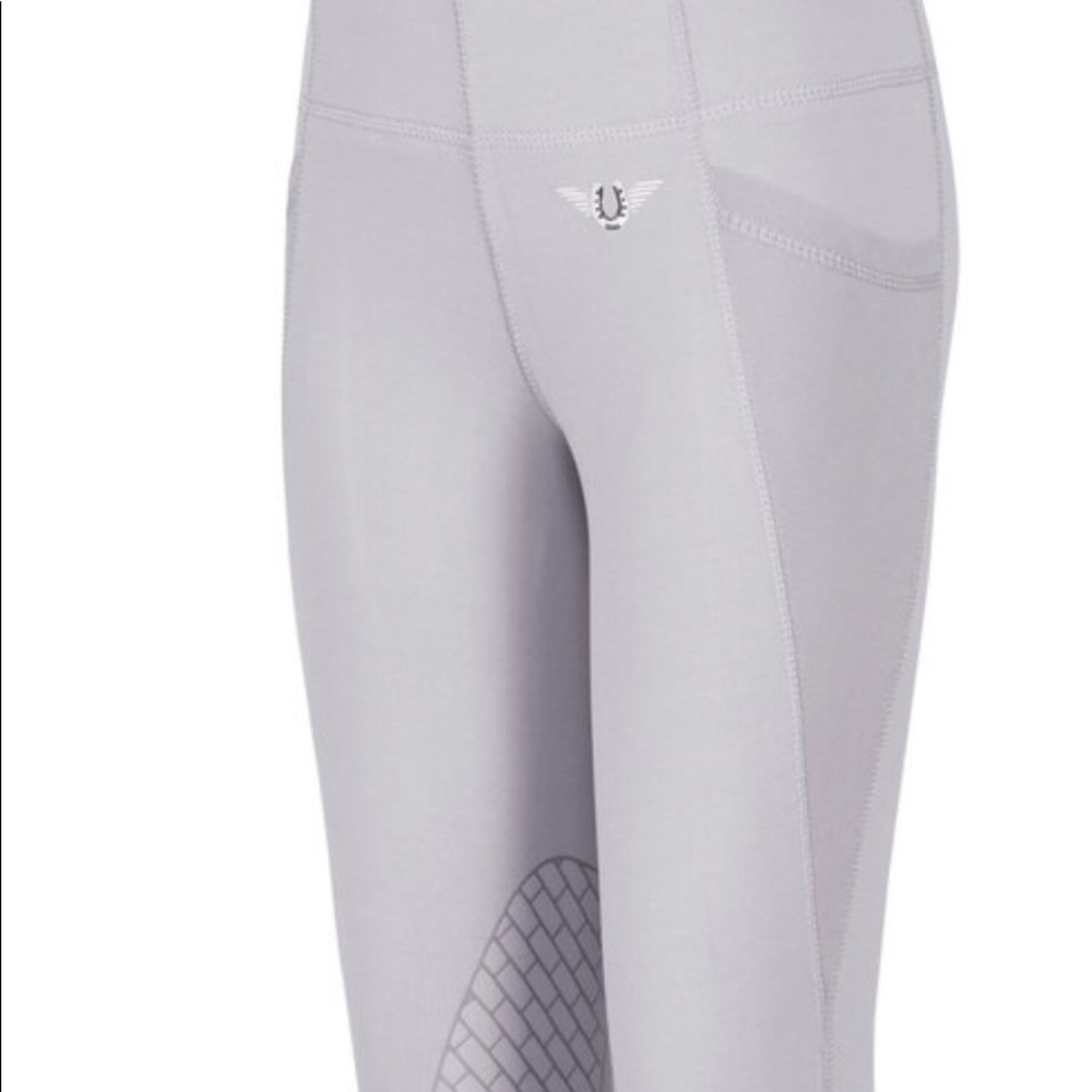 Tuffrider children Minerva breeches grey